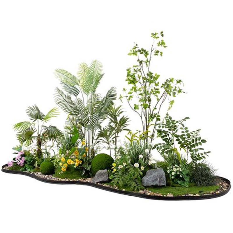打造现代空间的‘绿肺’——仿真植物墙的最新动态